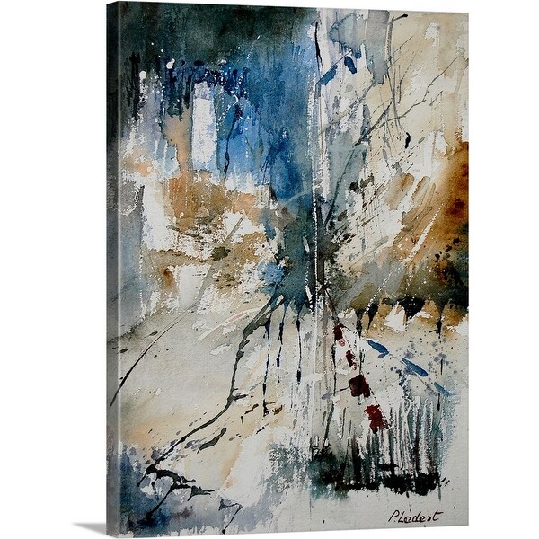 "Aqua 251108" Canvas Wall Art
