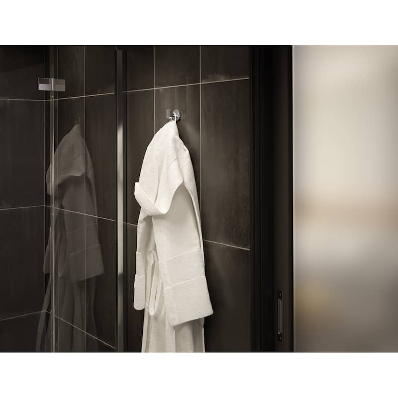 Symmons Dia Bathroom Hardware Set - Includes Towel Bar, Robe Hook,