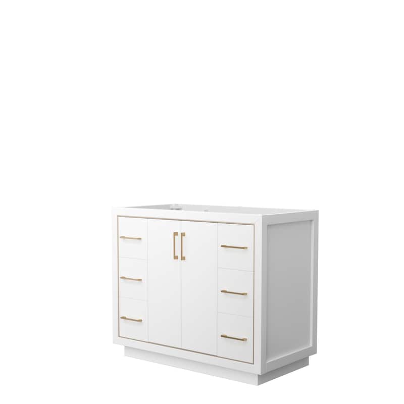 Icon Single Bathroom Vanity Cabinet, No Mirror