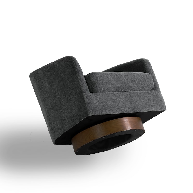 31.1'' W Barrel Swivel Accent Chair (Set of 2)