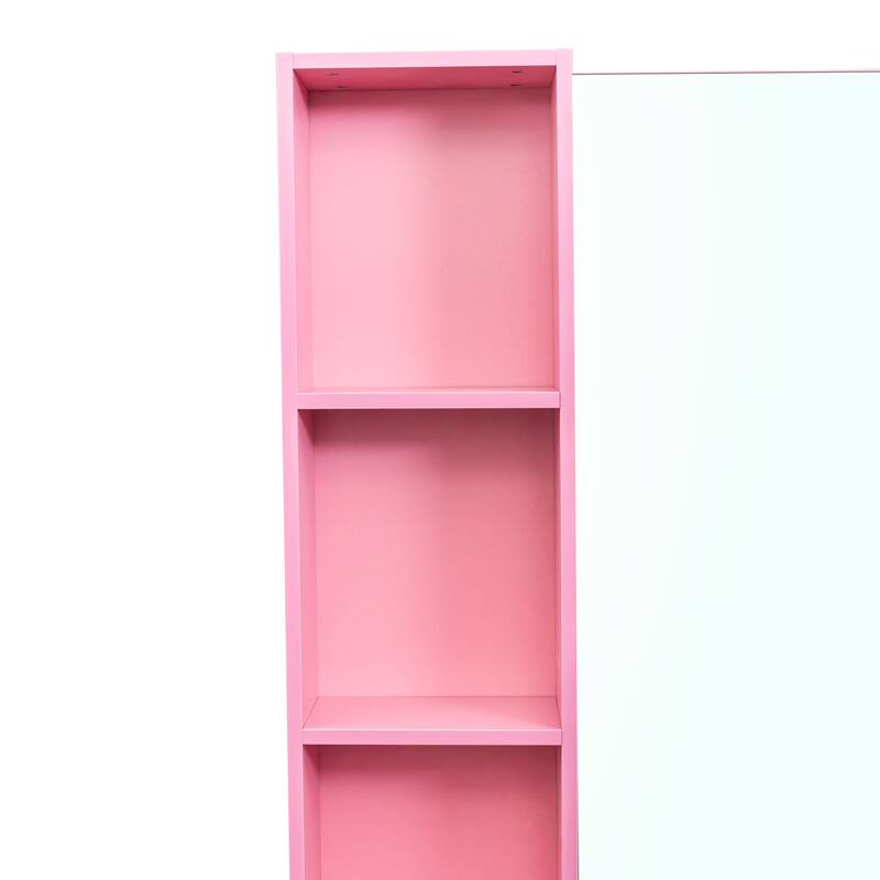 With concise design,Salon Station Barber Stations Styling Station Barber Beauty Spa Salon Equipment Set with Mirror