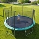preview thumbnail 2 of 8, Skywalker Trampolines Green 15-foot Round Trampoline with Enclosure