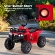 preview thumbnail 5 of 7, Kids Ride On Electric 4-Wheeler Quad Car w/ Button Start Tread Tires