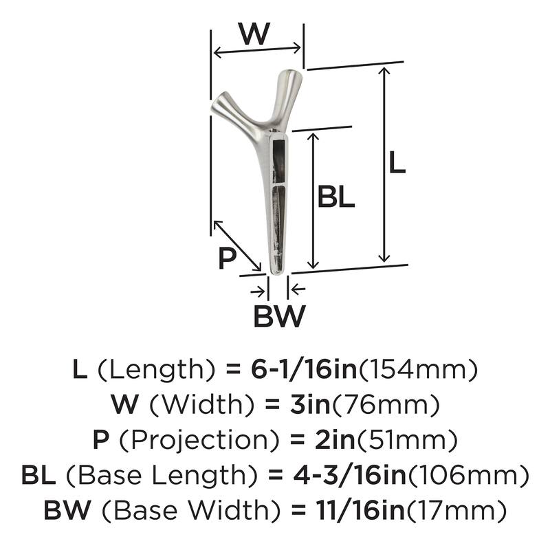 Amerock Kodiak Decorative Wall Hook