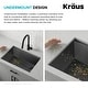 preview thumbnail 95 of 142, KRAUS Kore Workstation Undermount Stainless Steel Kitchen Sink
