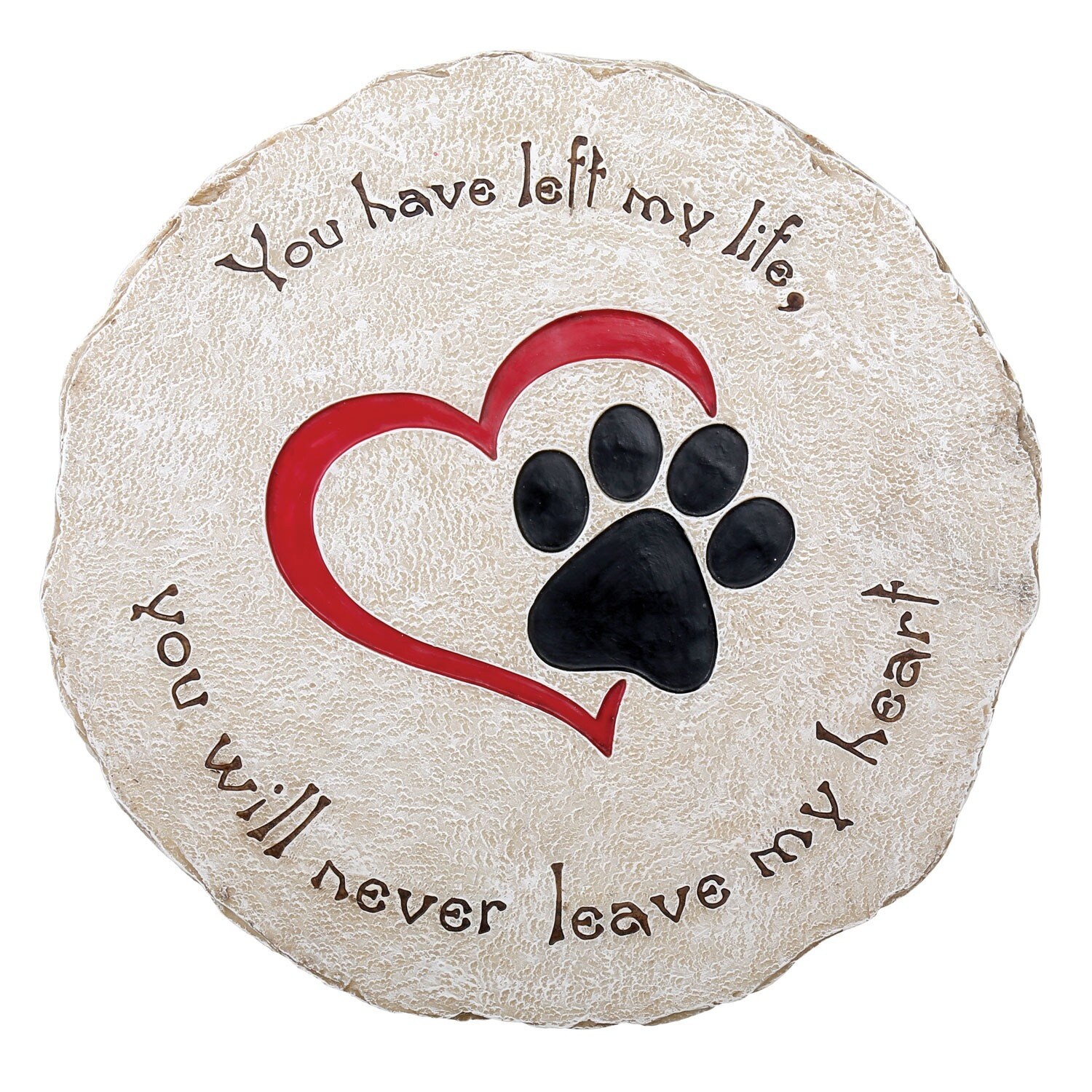 Shop Pawriffic Round Pet Memorial Garden Stone Headstone Grave