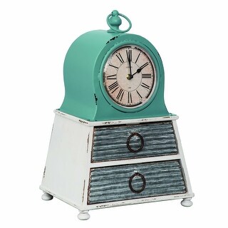 Transpac Wood 17.5 in. Multicolor Spring Table Clock - Bed Bath ...