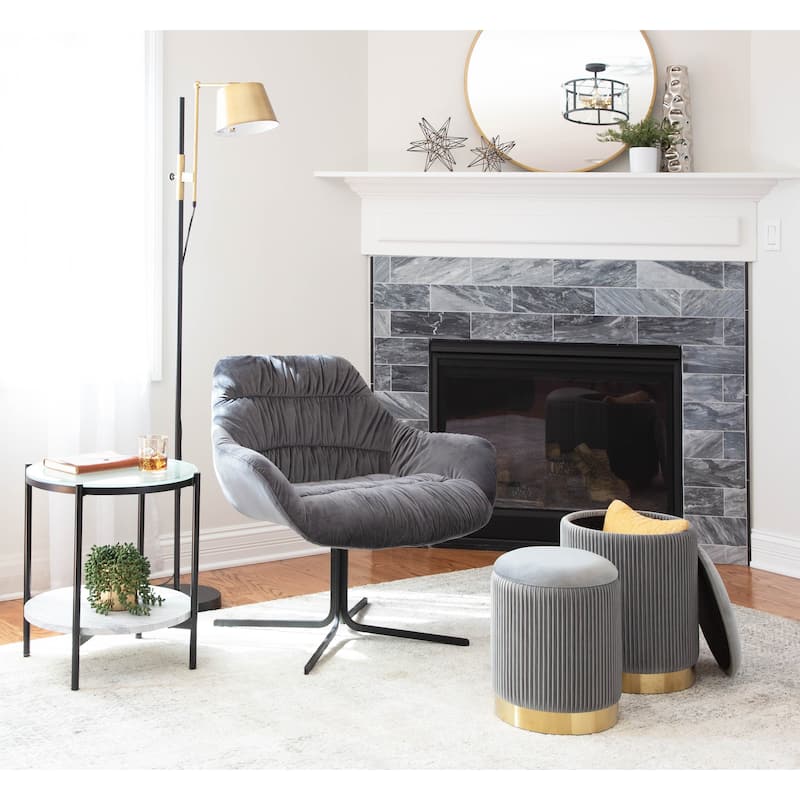 Carbon Loft Aleida Adjustable Metal Floor Lamp