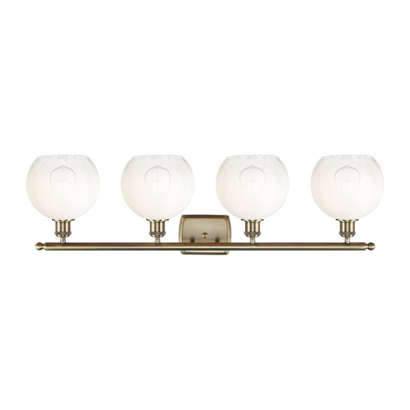 Innovations Lighting Endless Possibilities Ballston - Brookhaven Globe - 4 Light 38" Bath Vanity Light