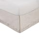 Sima Seashell Quilted Twin Bed Skirt, Cotton Fill, Triple Layered ...