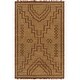 preview thumbnail 2 of 5, Aedan Global Area Rug Brown - 2' x 3'