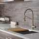 preview thumbnail 37 of 36, Kraus Bolden 2-Function 1-Handle Commercial Pulldown Kitchen Faucet