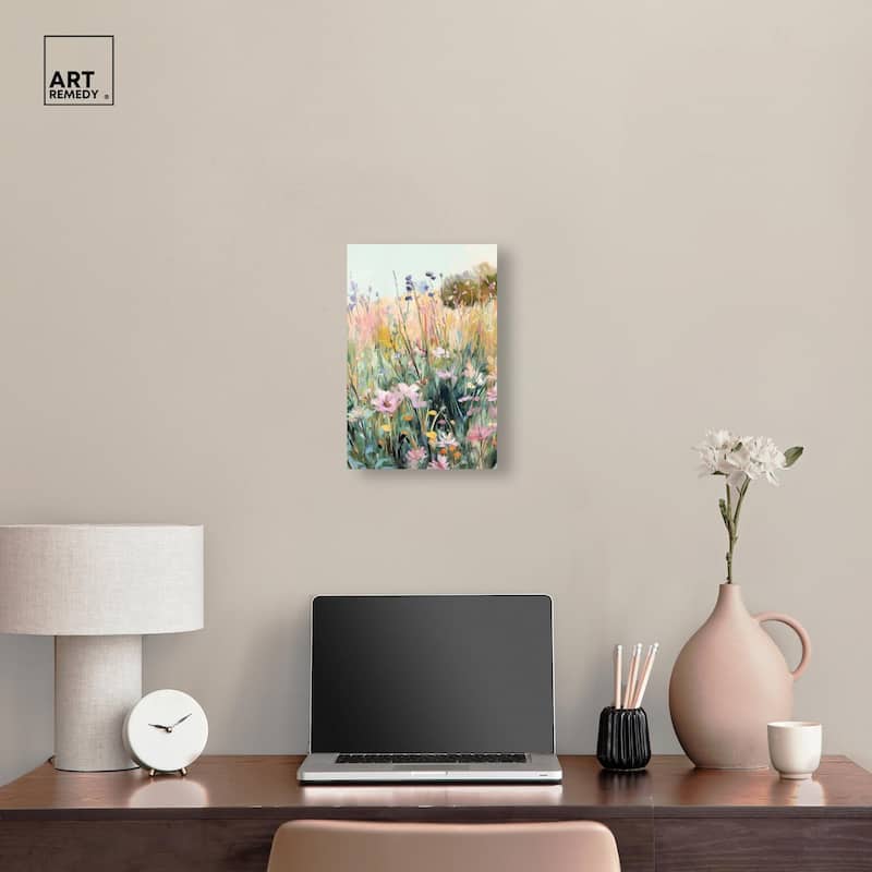 Floral Impressionism II Canvas by Art Remedy, Gallery Wrapped