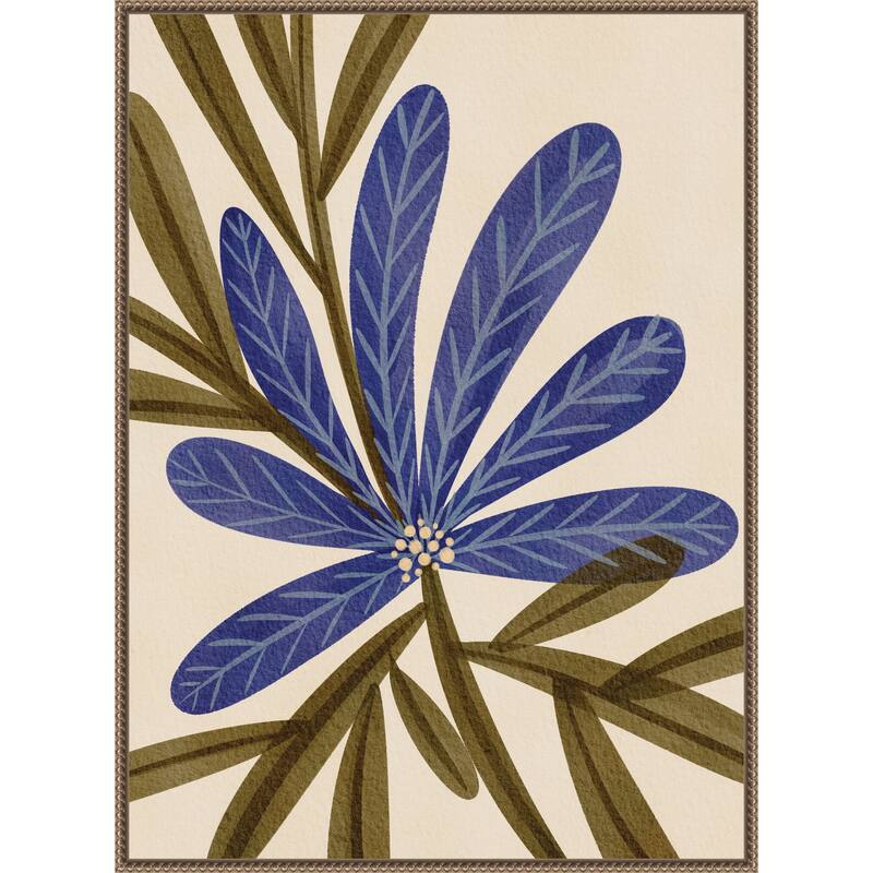 Bold Blossom by Nikita Jariwala Framed Canvas Wall Art Print