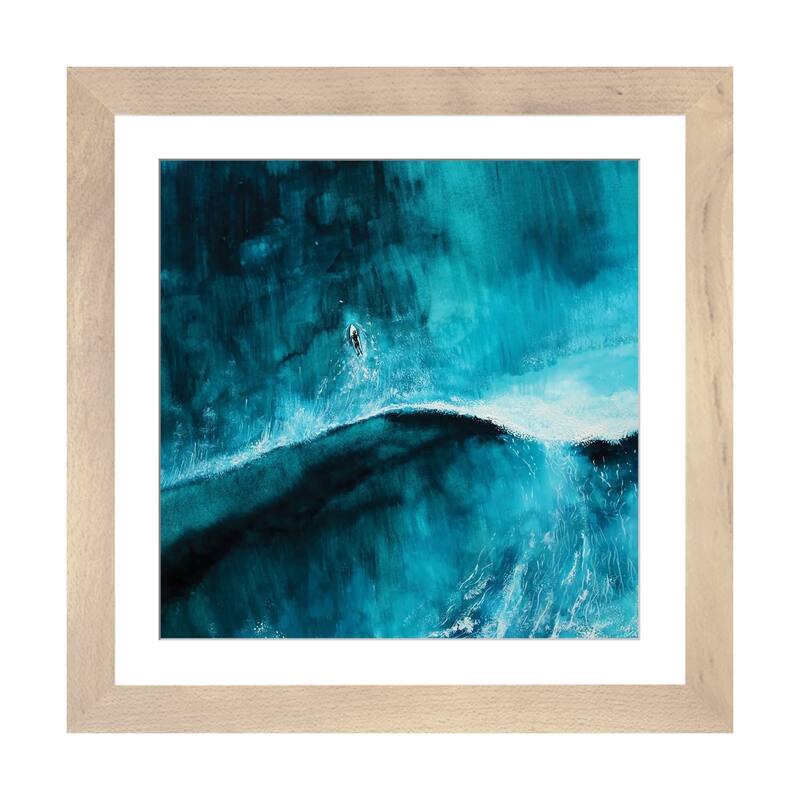 iCanvas "Wave I" by Karli Perold - Natural - 24x24x1