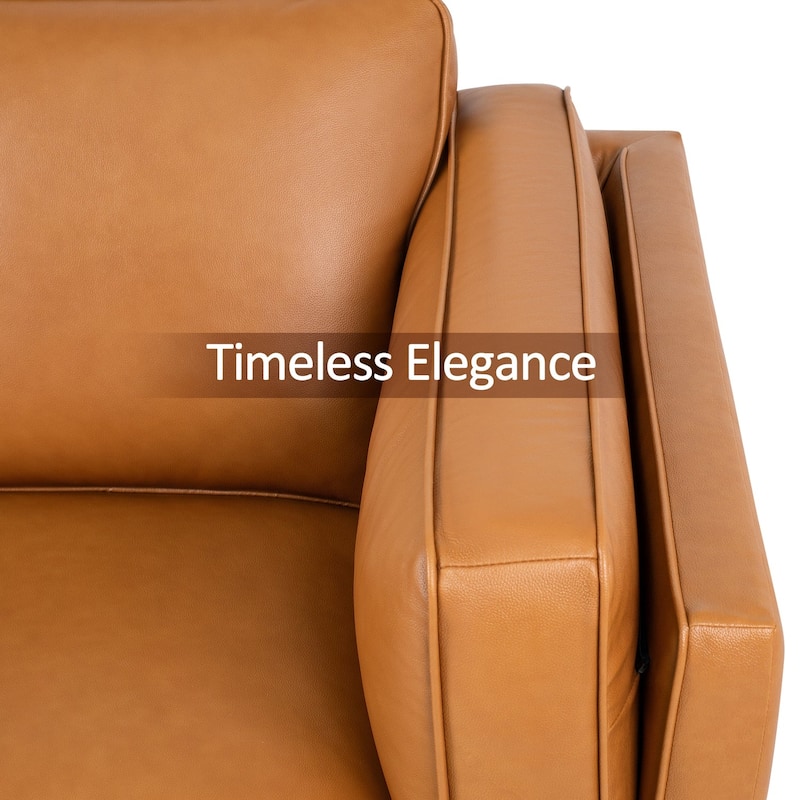 MCombo Napa Leather Couch, Leather Sofa