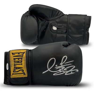 Deontay Wilder Autographed Everlast Signed Black Boxing Glove JSA COA - 8' x 11'
