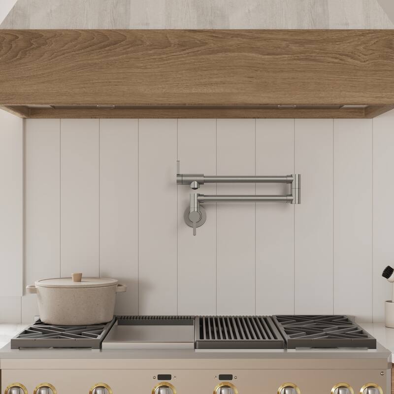 Wall Mounted Cold-Water Pot Filler,Folding Kitchen Faucet