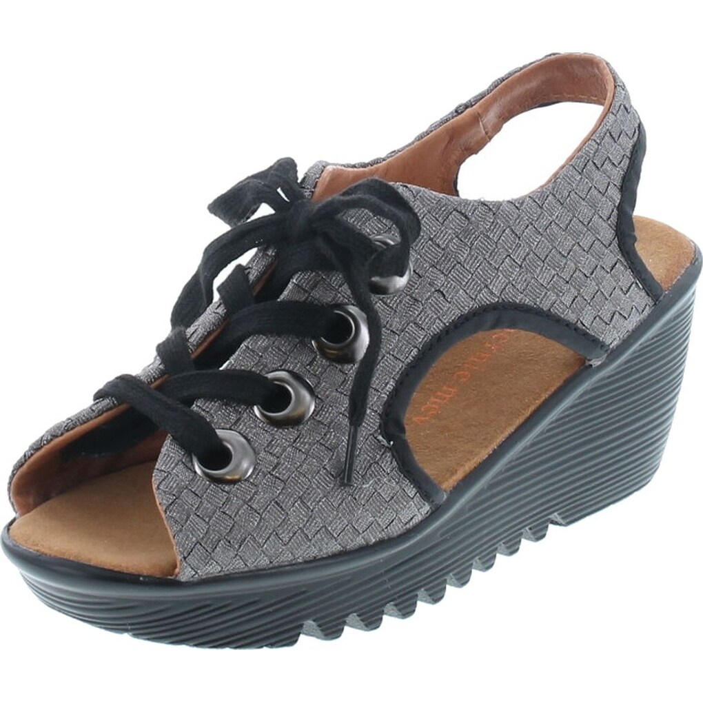gunmetal grey sandals heel