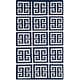 preview thumbnail 82 of 97, SAFAVIEH Handmade Flatweave Dhurries Renae Modern Wool Rug 2'6" x 4' - Navy/Ivory