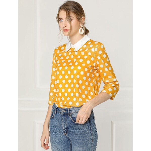 yellow spotty top