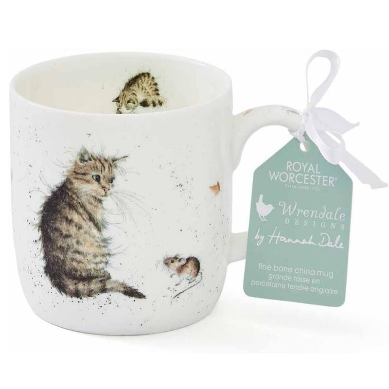 Royal Worcester Wrendale Design Mug Cats or Mouse Design
