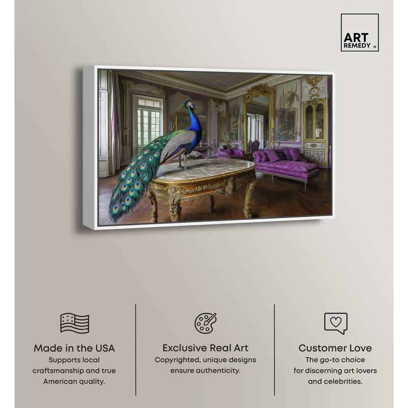 Royal Plumage Canvas by Art Remedy