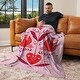 preview thumbnail 31 of 52, Valentine's Day Silk Touch Throw Blanket