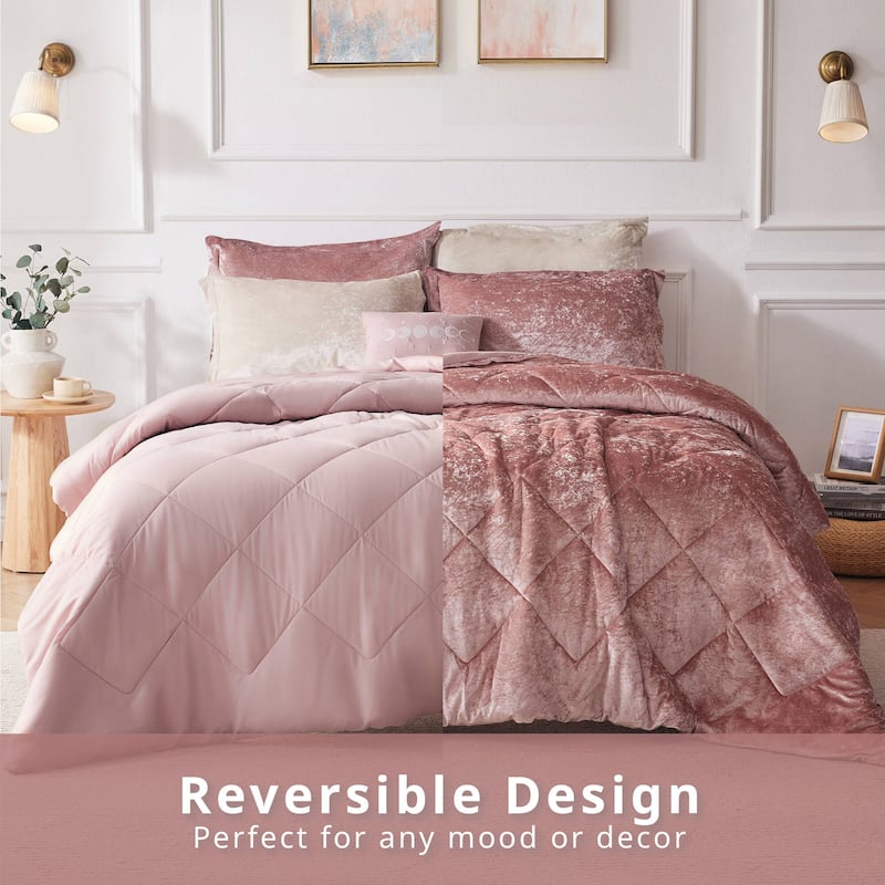 Intelligent Design Isabel Velvet Duvet Cover Set (Insert Excluded)
