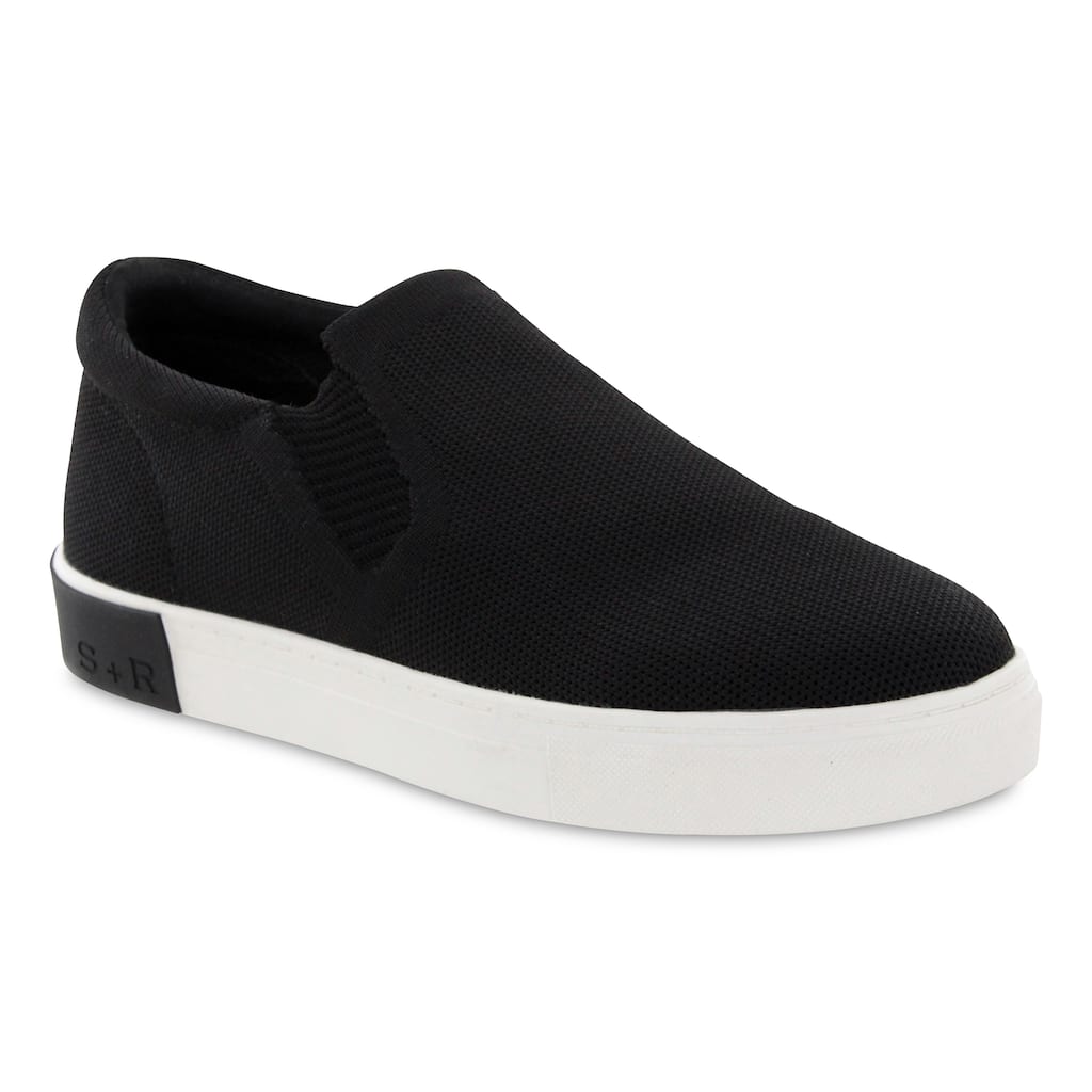 Strauss + Ramm Men's Flyknit Slip-On Sneaker