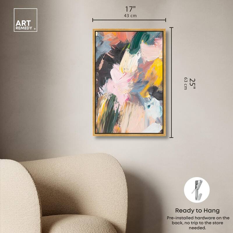 Chromatic Surge II Canvas by Art Remedy