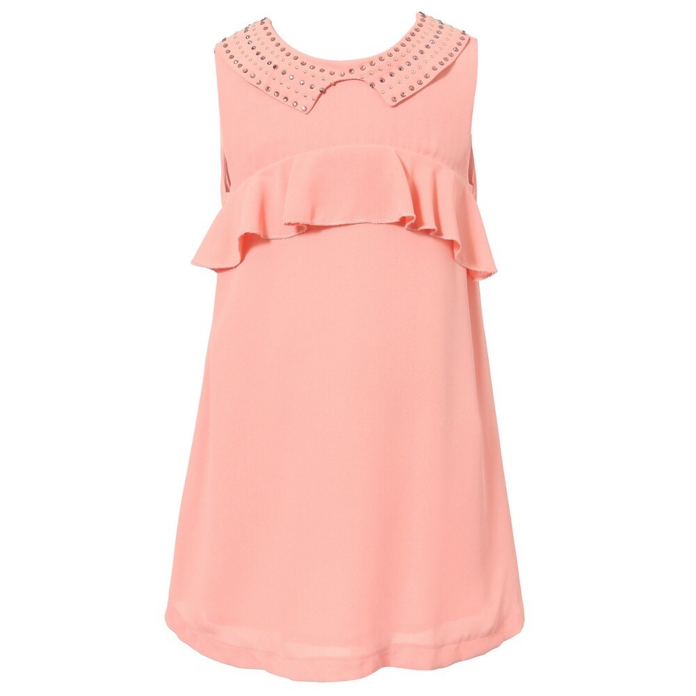 girls pink sundress