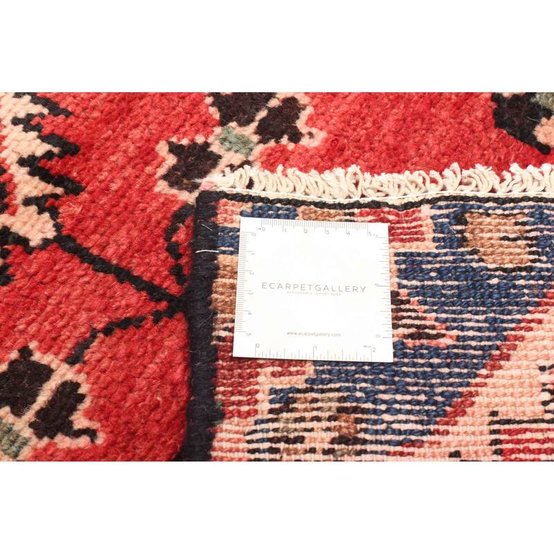 ECARPETGALLERY Hand-knotted Andelz Red Wool Rug - 2'2 x 9'7