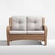 preview thumbnail 51 of 58, Gymojoy Outdoor High-back Wicker Loveseat Sofa For Home Garden