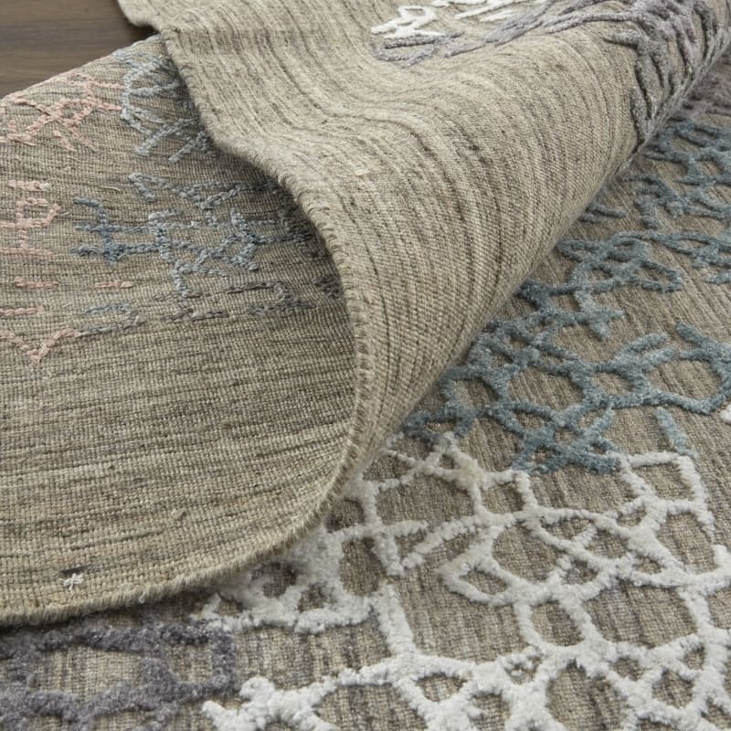 Xuna Distressed Abstract Woven Area Rug By HomeRoots - 180