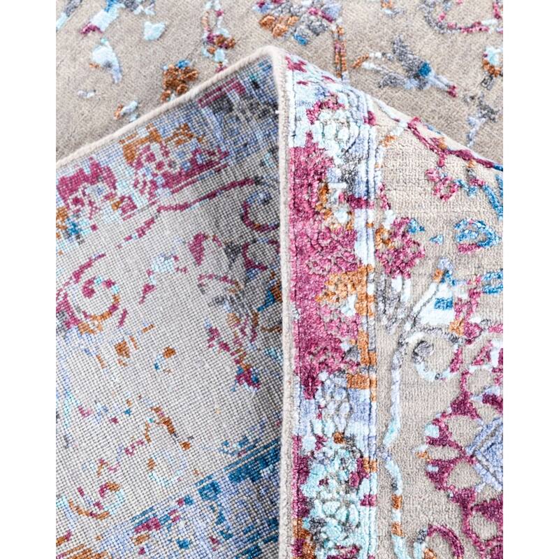 Ikat One-of-a-Kind Handmade Area Rug, Beige - 8' 1" x 10' 1"