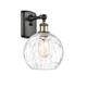 Option Black Antique Brass / Clear Water Glass