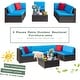 preview thumbnail 14 of 19, Homall 6 Pieces Patio Furniture Sets Outdoor Sectional Rattan Sofa Manual Weaving Wicker Patio Conversation Set