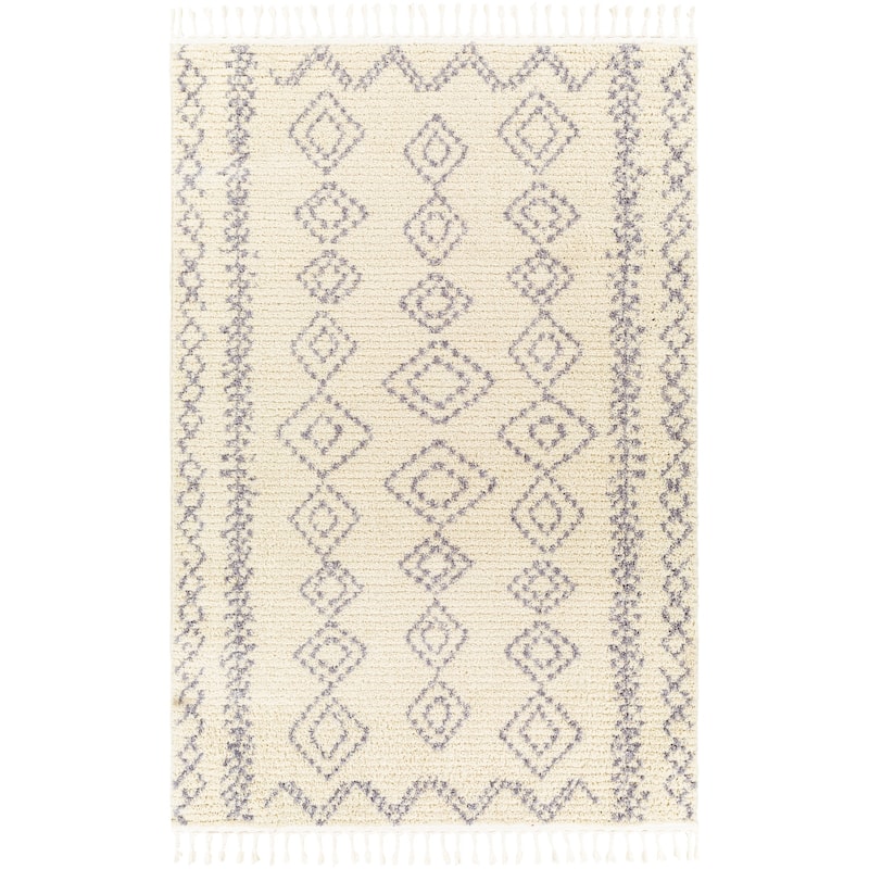 Livabliss Casual Casablanca Shag Tribal Area Rug