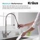 preview thumbnail 7 of 139, Kraus Britt Commercial 3-Function 1-Handle Pulldown Kitchen Faucet