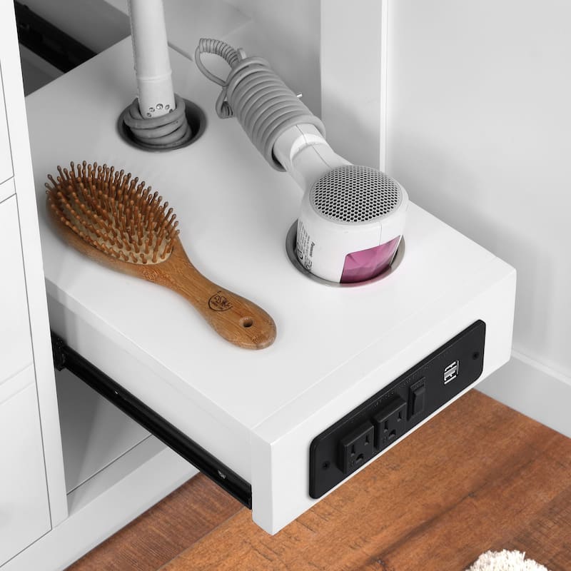 Athea Bathroom Vanity with White Engineered Marble Top