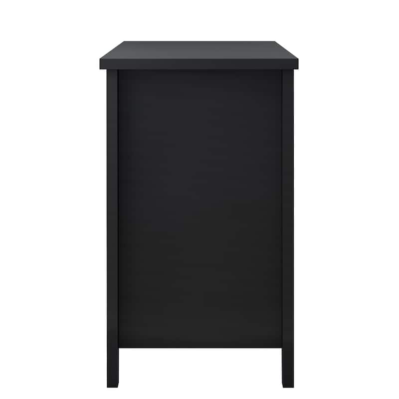 Drawer Dresser Cabinet with Retro Shell-Shaped Handle
