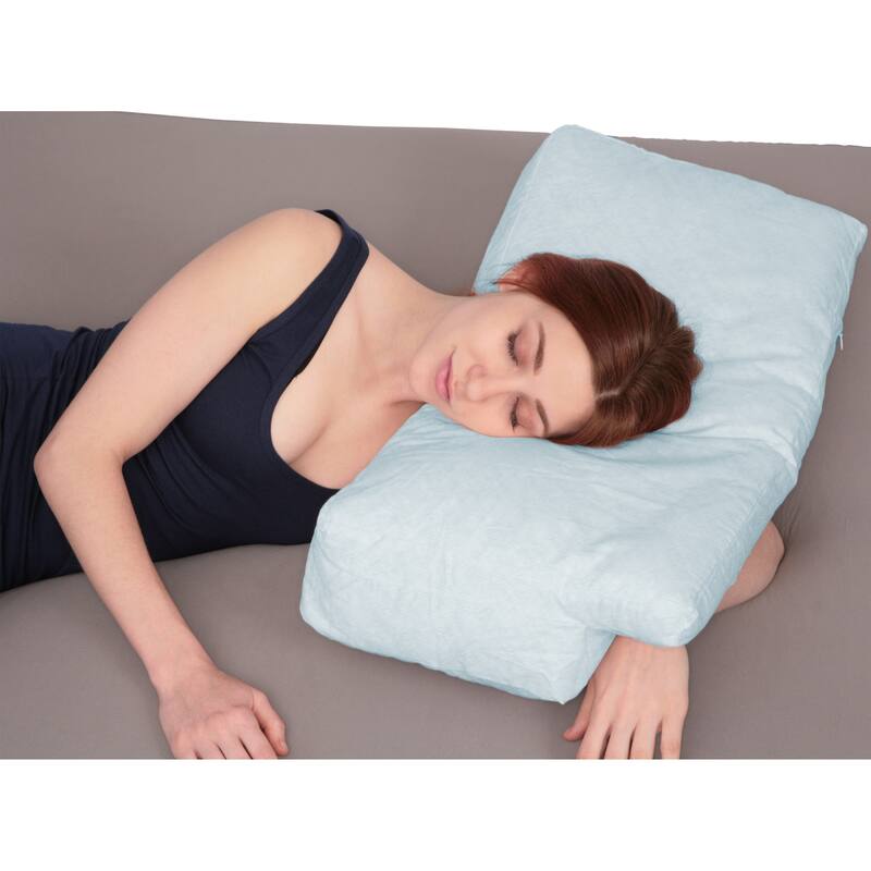 Jersey Knit Cover For The Better Sleep Fiber Fill Pillow - Hypoallergenic - Tailored Fit - Pillow Cover, White