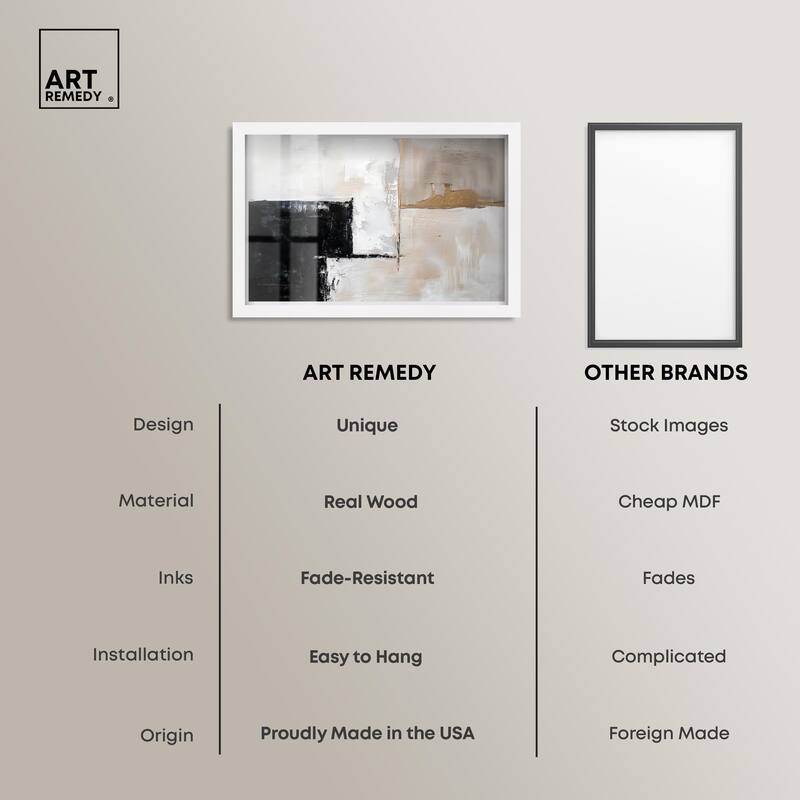 Black Dust and White Ash II Shadowbox by Art Remedy