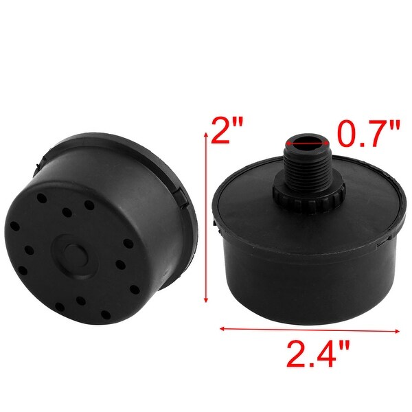 3/8 Male NPT Threaded Air Compressor Filter Silencer Mufflers With FOAM FILTER 3/8 Male NPT Threaded Air Compressor Filter Silencer Mufflers With FOAM FILTER