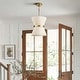 preview thumbnail 6 of 29, Modern Farmhouse Boho Chandelier for Dining Room in Gold or Black