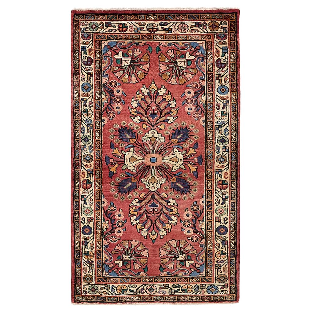 ECARPETGALLERY Hand-knotted Anadol Dark Copper Wool Rug - 3'2 x 5'8