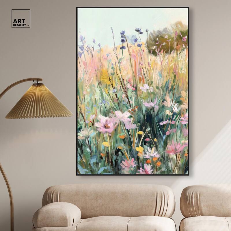 Floral Impressionism II Canvas by Art Remedy