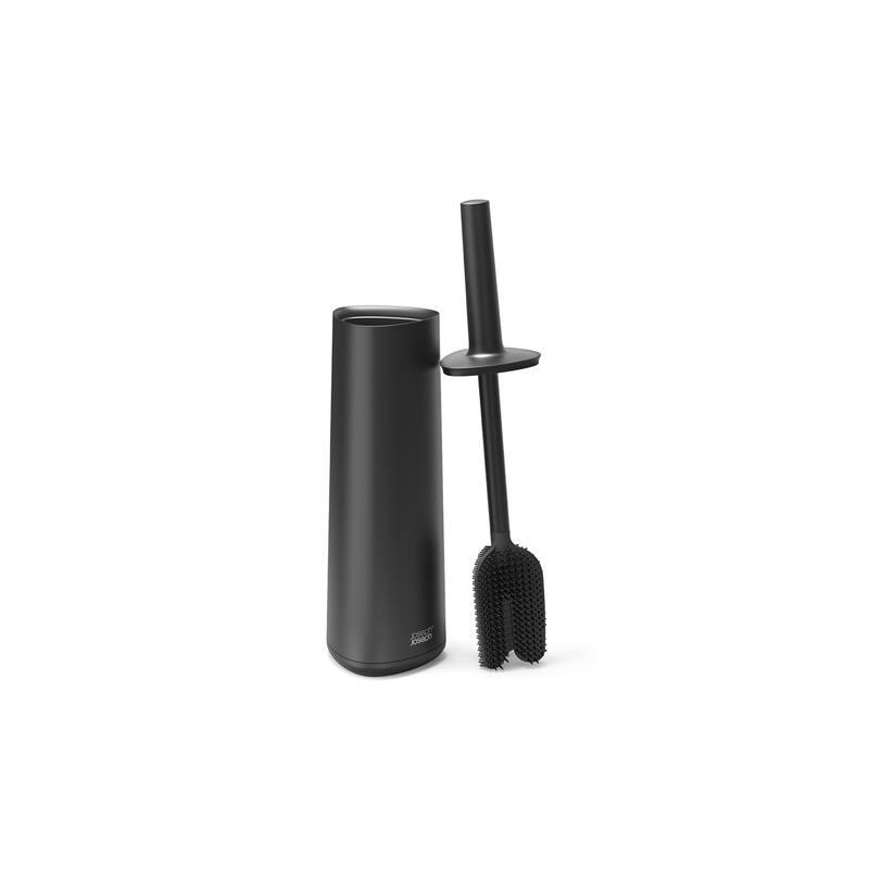 Joseph Joseph Flex 360 Toilet Brush with Holder - Matte Black