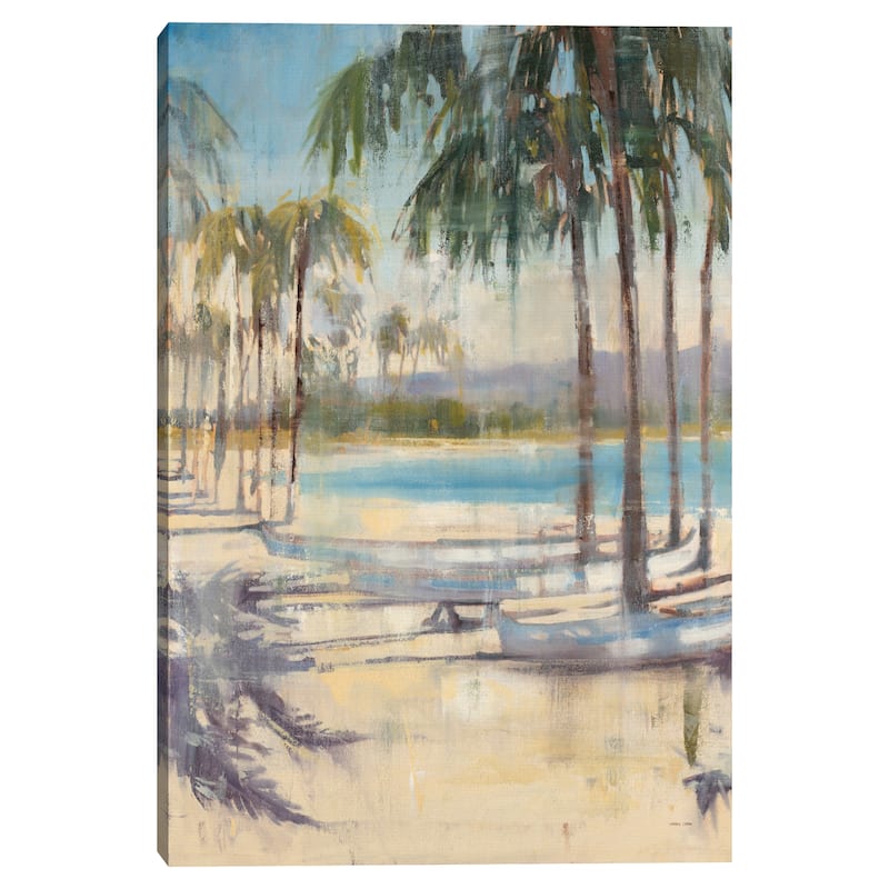Ocean Palms by Joseph Cates Canvas Art Print